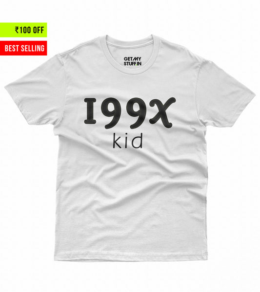 90's Kid - White Unisex Half Sleeve Tshirt